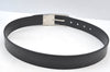 Auth Louis Vuitton Damier Infini Ceinture Boston Belt 85cm 34" M9674 Black K9088