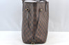 Authentic Louis Vuitton Damier Neverfull MM Shoulder Tote Bag N51105 LV K9089