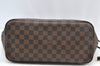 Authentic Louis Vuitton Damier Neverfull MM Shoulder Tote Bag N51105 LV K9089