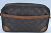 Authentic Louis Vuitton Monogram Compiegne 28 Clutch Hand Bag M51845 LV K9098