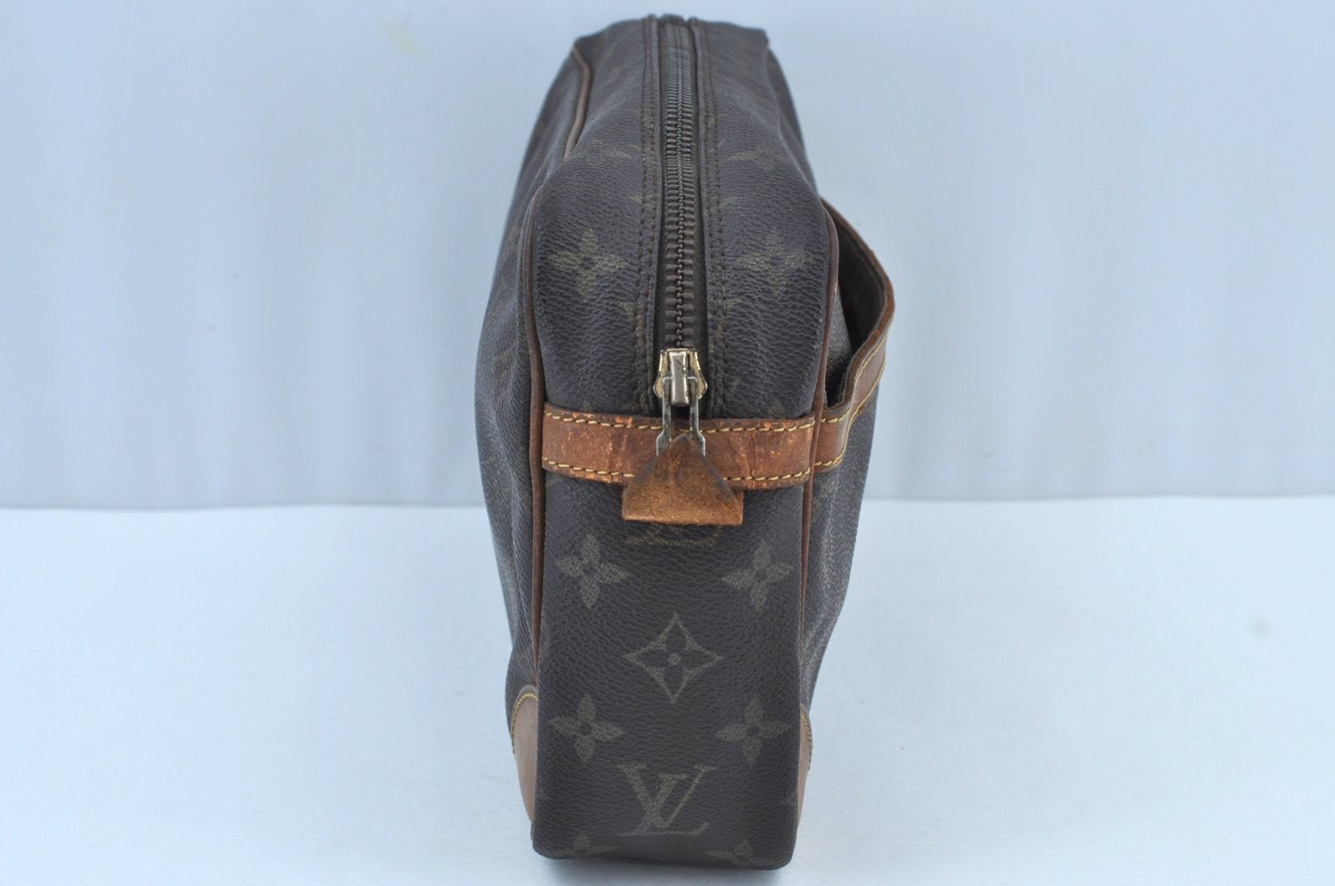 Authentic Louis Vuitton Monogram Compiegne 28 Clutch Hand Bag M51845 LV K9098