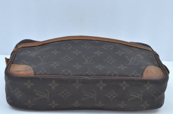 Authentic Louis Vuitton Monogram Compiegne 28 Clutch Hand Bag M51845 LV K9098