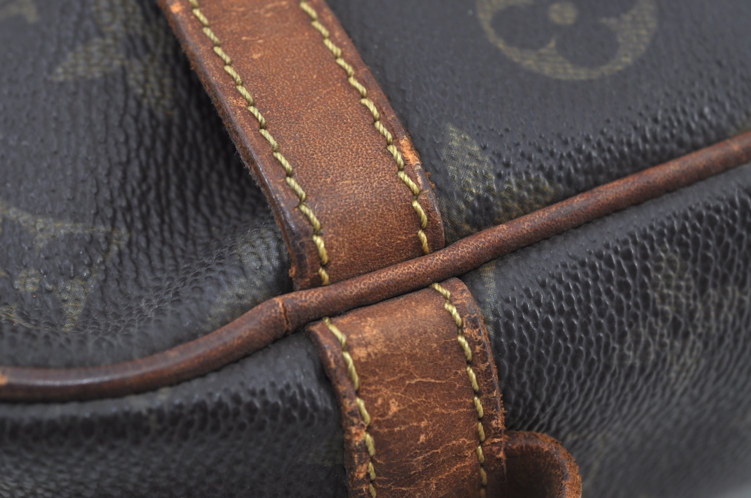 Authentic Louis Vuitton Monogram Compiegne 28 Clutch Hand Bag M51845 LV K9098