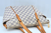 Authentic Louis Vuitton Damier Azur Totally PM Tote Bag White N41280 LV K9099