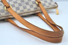 Authentic Louis Vuitton Damier Azur Totally PM Tote Bag White N41280 LV K9099
