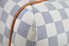 Authentic Louis Vuitton Damier Azur Totally PM Tote Bag White N41280 LV K9099