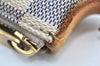 Authentic Louis Vuitton Damier Azur Totally PM Tote Bag White N41280 LV K9099