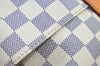 Authentic Louis Vuitton Damier Azur Totally PM Tote Bag White N41280 LV K9099
