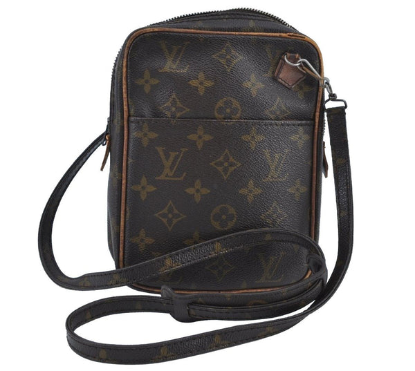 Authentic Louis Vuitton Monogram Danube Shoulder Cross Bag Old Model Junk K9101