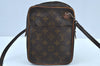 Authentic Louis Vuitton Monogram Danube Shoulder Cross Bag Old Model Junk K9101