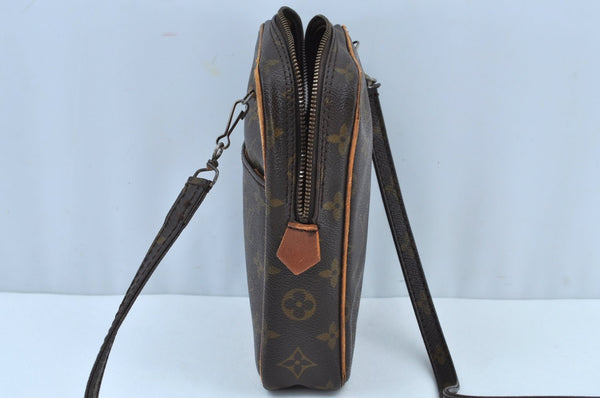 Authentic Louis Vuitton Monogram Danube Shoulder Cross Bag Old Model Junk K9101