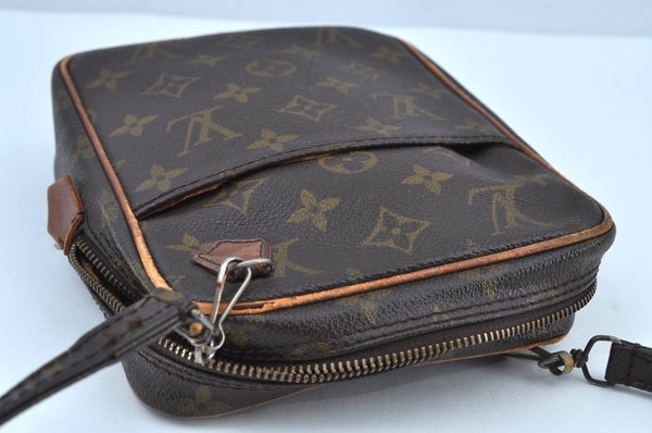 Authentic Louis Vuitton Monogram Danube Shoulder Cross Bag Old Model Junk K9101