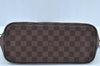 Authentic Louis Vuitton Damier Neverfull PM Shoulder Tote Bag N51109 LV K9109