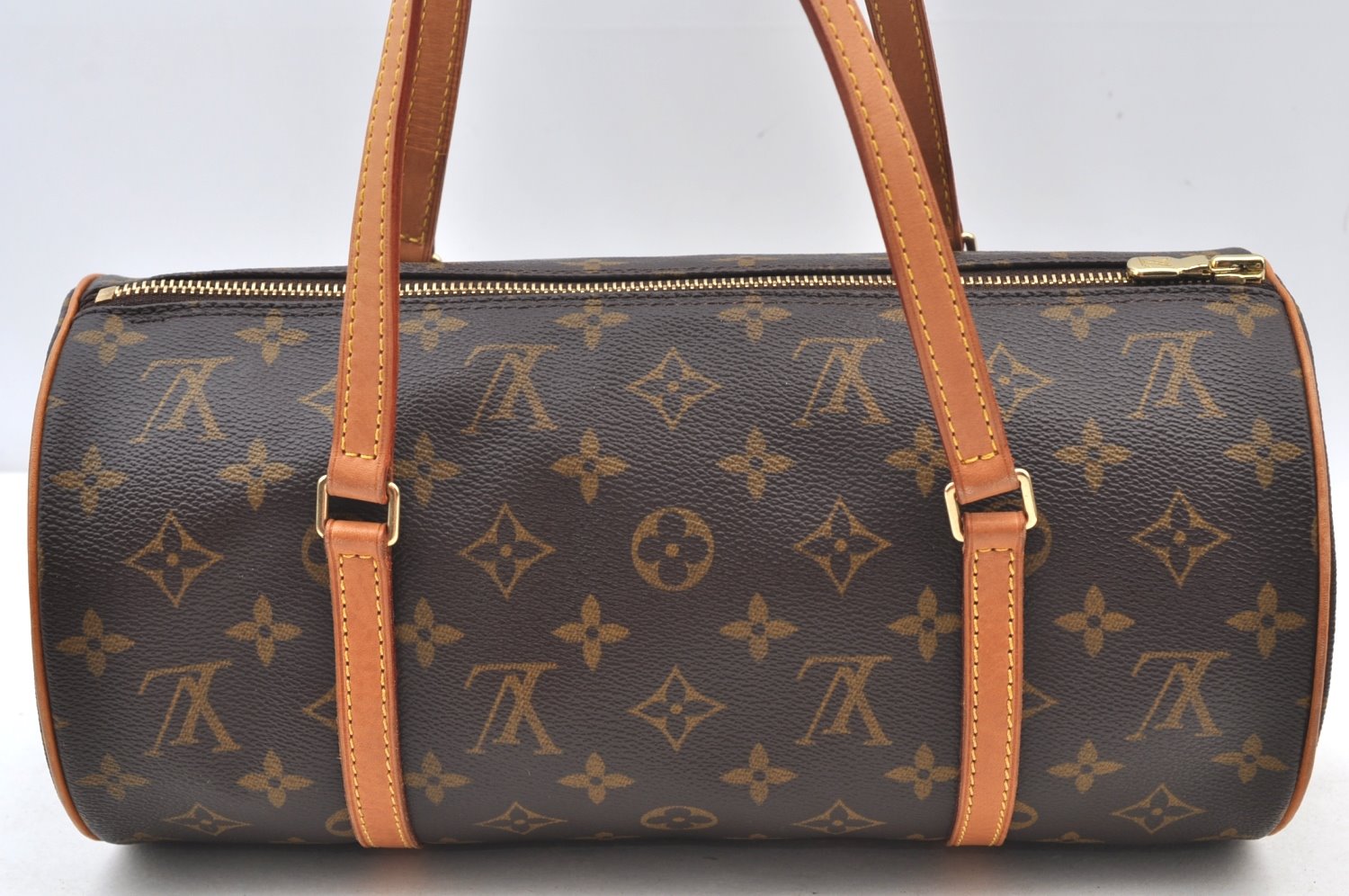 Authentic Louis Vuitton Monogram Papillon 30 Hand Bag M51385 LV K9111