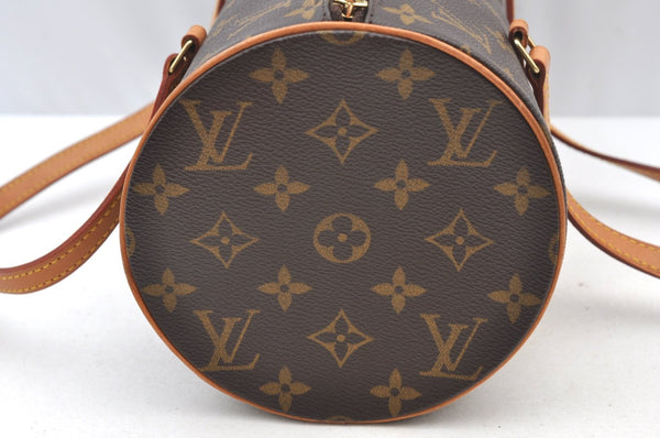 Authentic Louis Vuitton Monogram Papillon 30 Hand Bag M51385 LV K9111