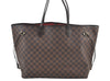 Authentic Louis Vuitton Damier Neverfull GM Shoulder Tote Bag N51106 LV K9112
