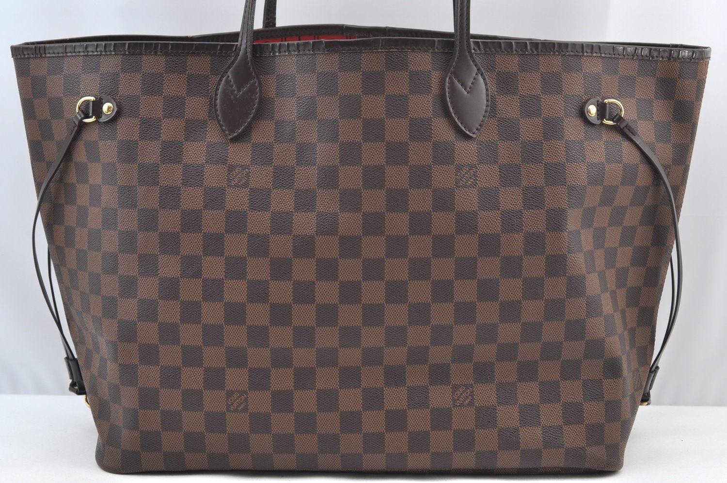 Authentic Louis Vuitton Damier Neverfull GM Shoulder Tote Bag N51106 LV K9112