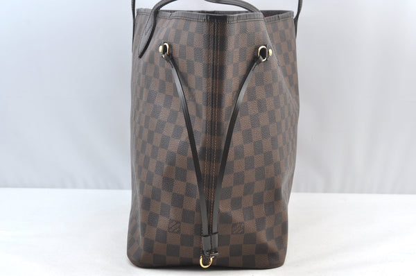 Authentic Louis Vuitton Damier Neverfull GM Shoulder Tote Bag N51106 LV K9112