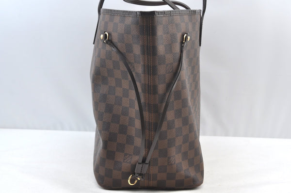 Authentic Louis Vuitton Damier Neverfull GM Shoulder Tote Bag N51106 LV K9112