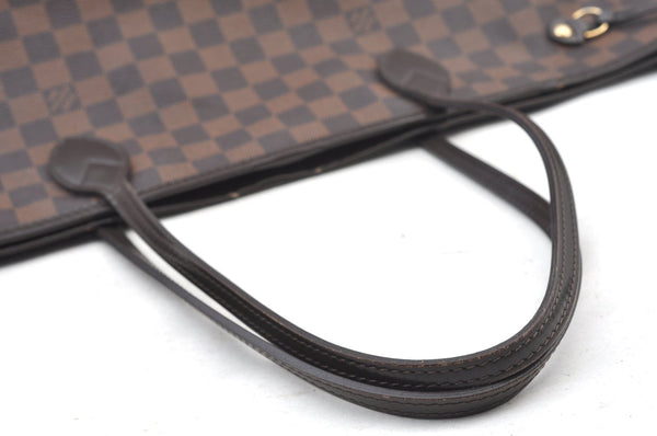 Authentic Louis Vuitton Damier Neverfull GM Shoulder Tote Bag N51106 LV K9112