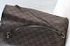 Authentic Louis Vuitton Damier Neverfull GM Shoulder Tote Bag N51106 LV K9112