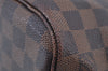 Authentic Louis Vuitton Damier Neverfull PM Shoulder Tote Bag N51109 LV K9113