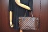 Authentic Louis Vuitton Damier Neverfull PM Shoulder Tote Bag N51109 LV K9113