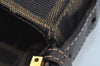 Authentic FENDI Zucca Mamma Baguette Shoulder Bag Canvas Leather Brown K9117