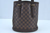 Authentic Louis Vuitton Damier Marais Bucket Shoulder Tote Bag N42240 LV K9121