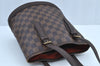 Authentic Louis Vuitton Damier Marais Bucket Shoulder Tote Bag N42240 LV K9121