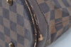Authentic Louis Vuitton Damier Marais Bucket Shoulder Tote Bag N42240 LV K9121