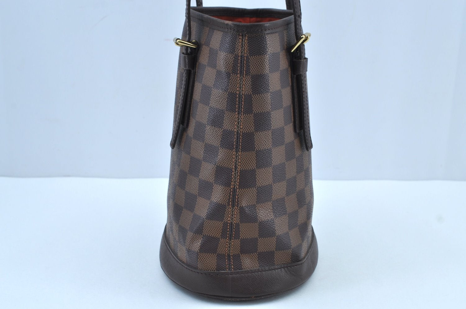 Authentic Louis Vuitton Damier Marais Bucket Shoulder Tote Bag N42240 LV K9123