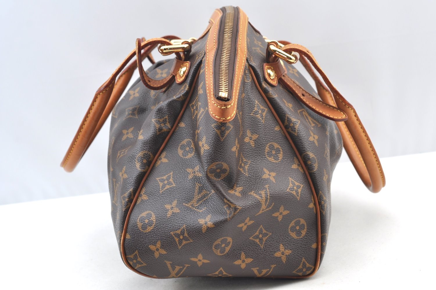 Authentic Louis Vuitton Monogram Tivoli GM Hand Tote Bag M40144 LV K9124