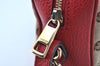 Authentic GUCCI Bree Shoulder Cross Bag GG Canvas Leather 449413 Brown Red K9128