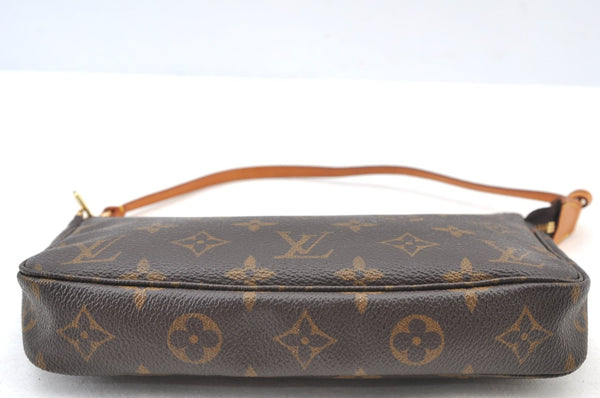 Authentic Louis Vuitton Monogram Pochette Accessoires Pouch M51980 LV K9129