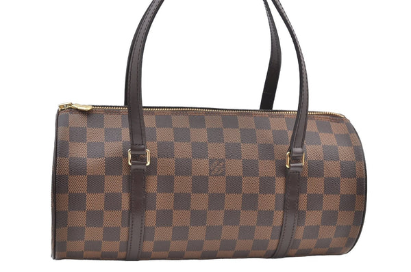 Authentic Louis Vuitton Damier Papillon 30 Hand Bag Purse N51303 LV K9131