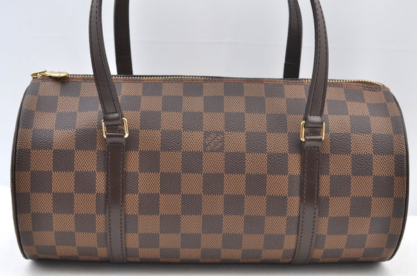 Authentic Louis Vuitton Damier Papillon 30 Hand Bag Purse N51303 LV K9131