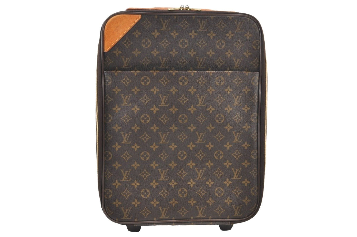 Authentic Louis Vuitton Monogram Pegase 45 Travel Suitcase M23293 Junk K9136