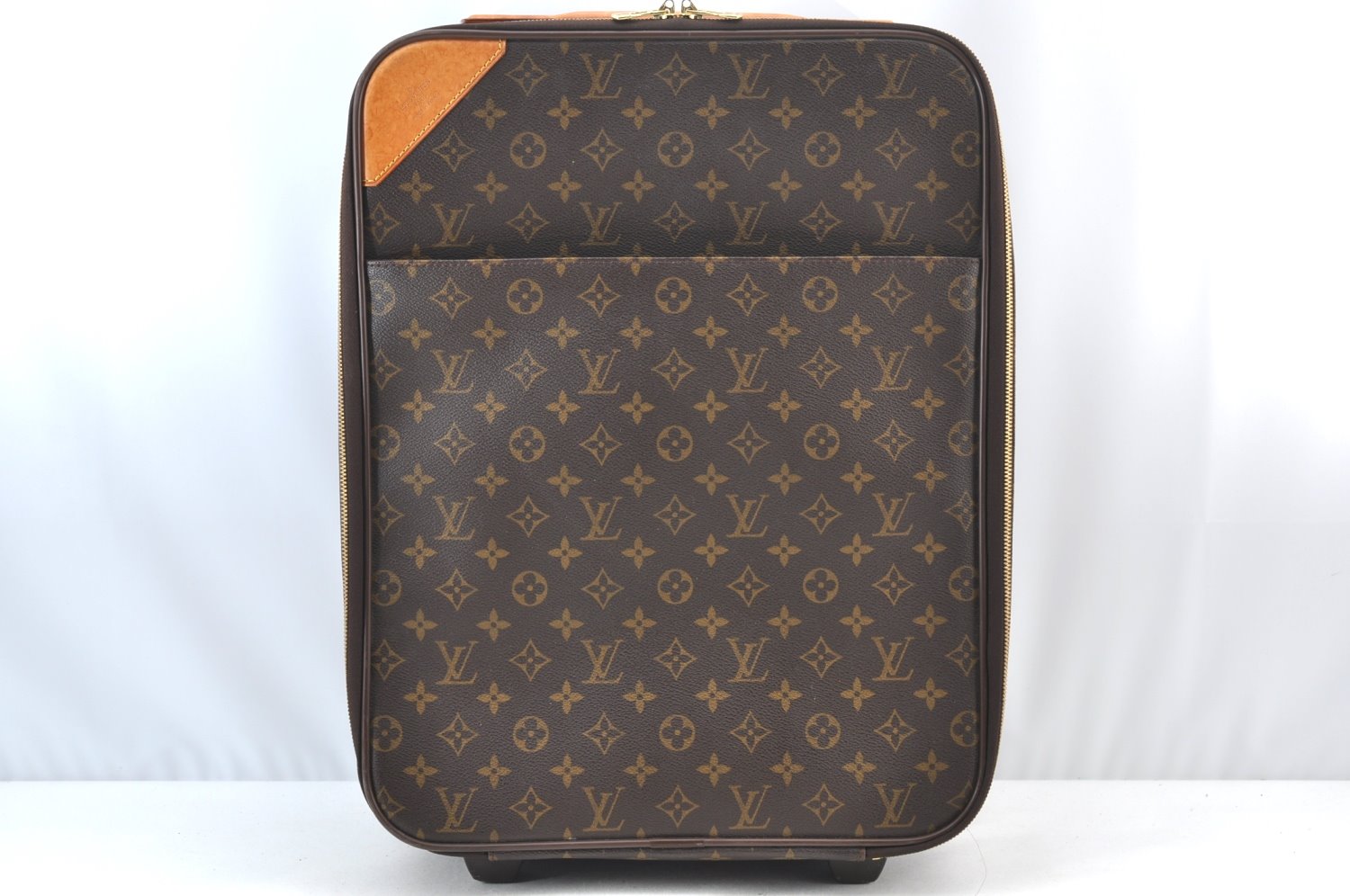 Authentic Louis Vuitton Monogram Pegase 45 Travel Suitcase M23293 Junk K9136