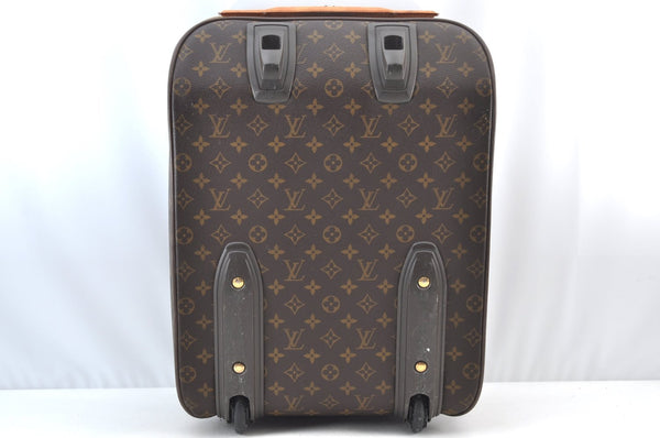 Authentic Louis Vuitton Monogram Pegase 45 Travel Suitcase M23293 Junk K9136