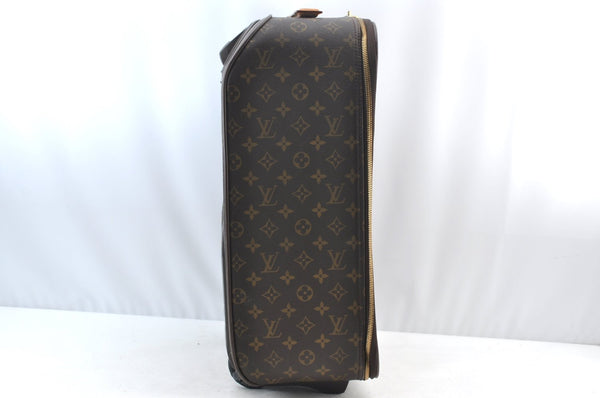 Authentic Louis Vuitton Monogram Pegase 45 Travel Suitcase M23293 Junk K9136