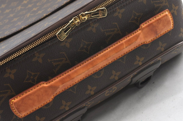 Authentic Louis Vuitton Monogram Pegase 45 Travel Suitcase M23293 Junk K9136