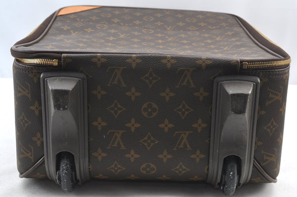 Authentic Louis Vuitton Monogram Pegase 45 Travel Suitcase M23293 Junk K9136