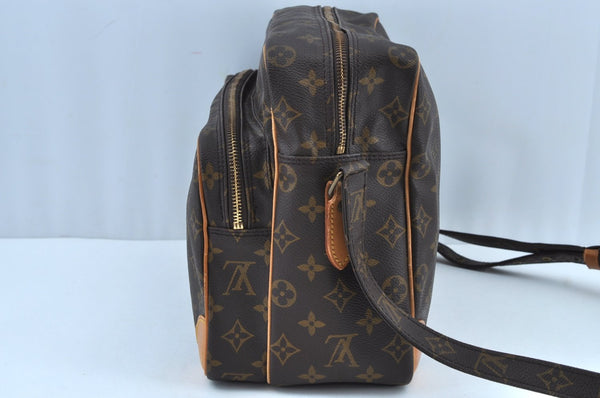 Authentic Louis Vuitton Monogram Nile 34 Shoulder Cross Body Bag M45242 LV K9143