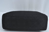 Authentic Christian Dior Lady Dior Cannage Nylon 2Way Hand Bag Black CD K9145