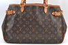 Authentic Louis Vuitton Monogram Batignolles Horizontal Tote Bag M51154 LV K9152