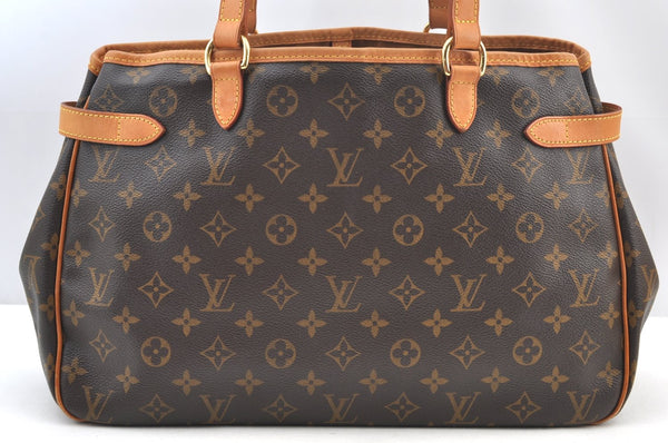 Authentic Louis Vuitton Monogram Batignolles Horizontal Tote Bag M51154 LV K9152