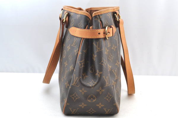 Authentic Louis Vuitton Monogram Batignolles Horizontal Tote Bag M51154 LV K9152