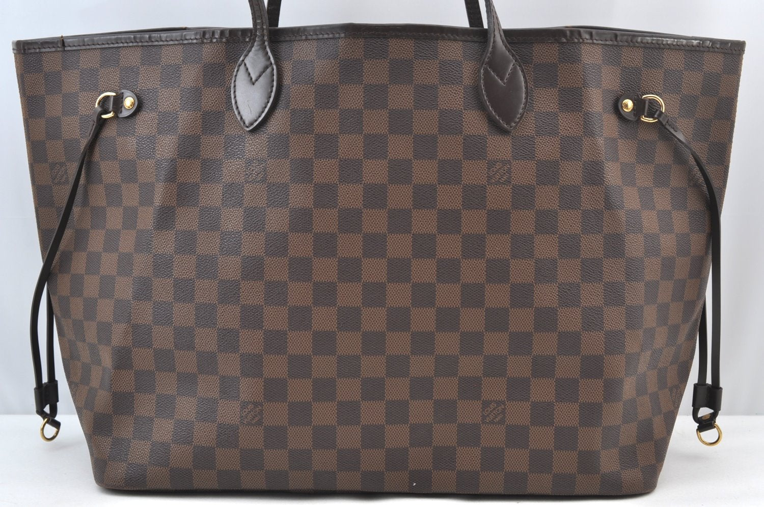 Authentic Louis Vuitton Damier Neverfull GM Shoulder Tote Bag N51106 LV K9153