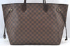 Authentic Louis Vuitton Damier Neverfull GM Shoulder Tote Bag N51106 LV K9153